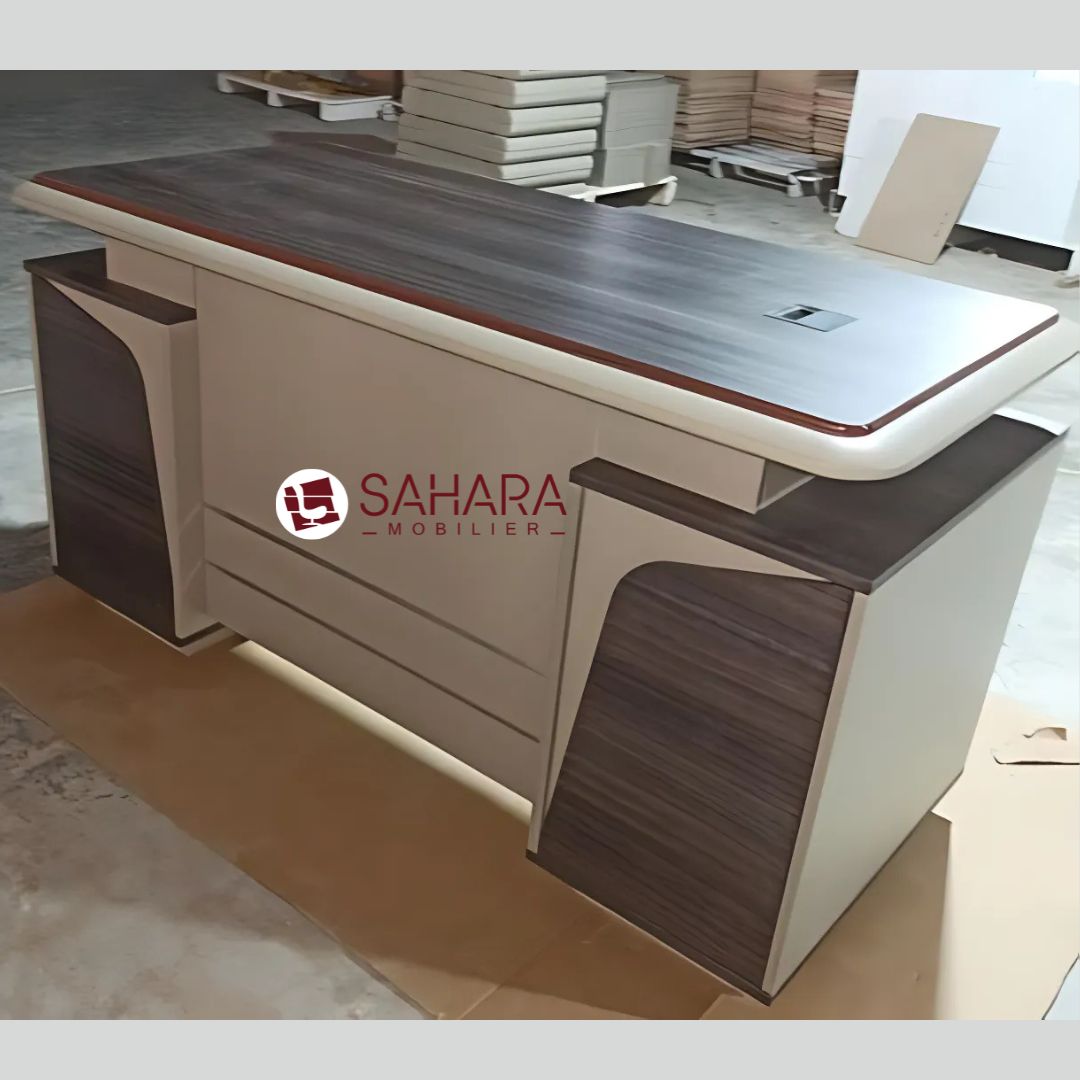 bureau individuel en bois importation